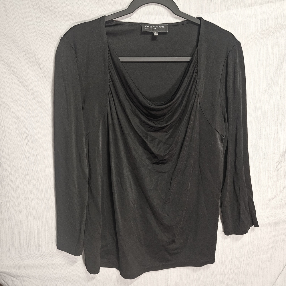 Jones New York Elegant Black Top